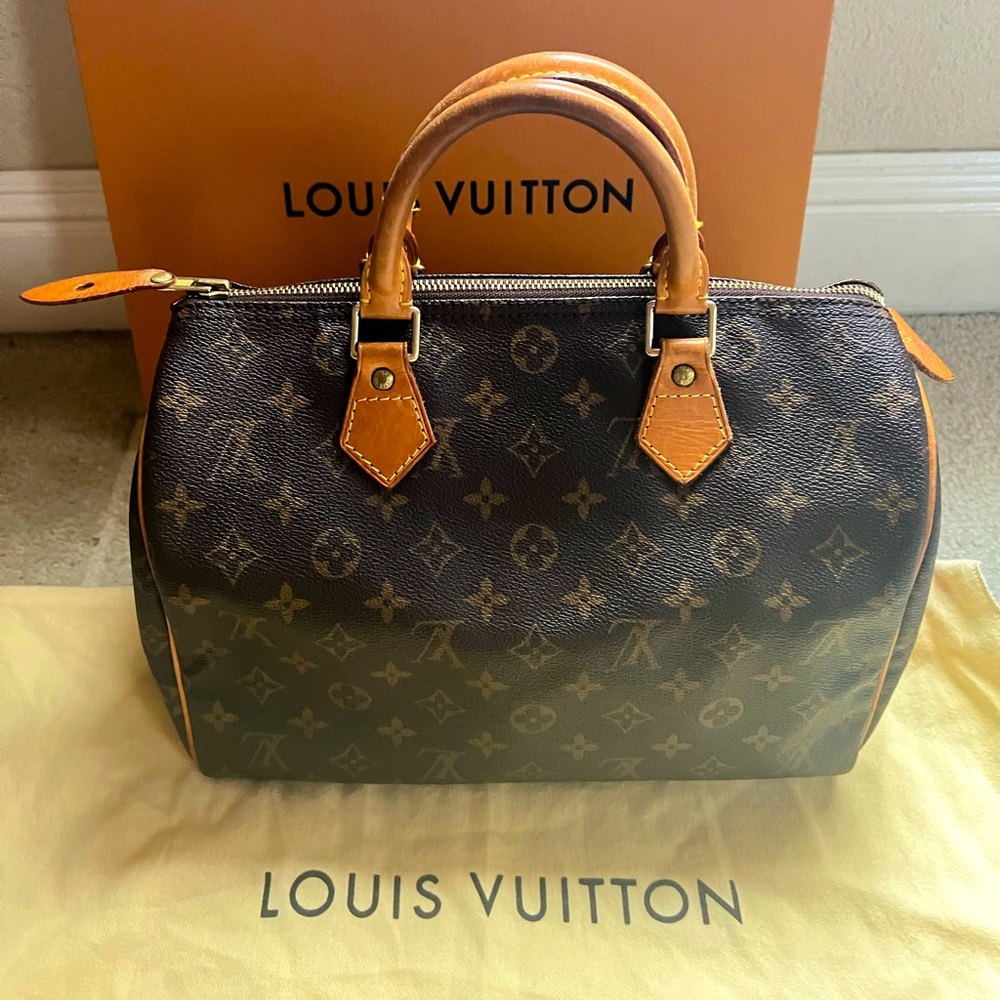 Louis Vuitton Dark Brown Monogram Satchel